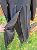 Antique 30s Wool Tuxedo Jacket with Tails and Pants