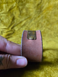 Unforgiven Upcycled Circut Breaker Leather Belt Cuff