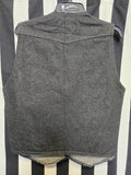 Vintage 70s Black Denim Western Vest