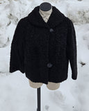 Vintage 50s Persian Wool Cropped Jacket