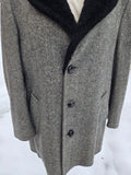 Vintage 60s Gray Harringbone Pendleton Coat