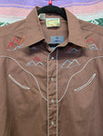 Vintage Rockin K Western Button Up