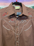 Vintage Rockin K Western Button Up