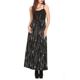 Gently Used Lip Service Black Dagger Maxi Dress