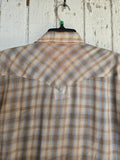 Unforgiven Upcycled Rose Brown Plaid Western
