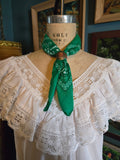 Abernathy's Handmade Green Bandana Bolo