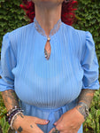 Vintage 70s Powder Blue Sandi Dee dress
