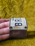 Unforgiven Upcycled Bruce License Plate Cuff