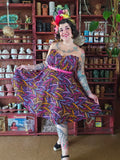 Gently Used Diyanu African print strapless dress