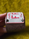 Unforgiven Upcycled Frank License Plate Cuff