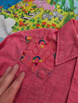 Vintage Kids Red Western Shirt
