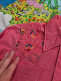 Vintage Kids Red Western Shirt