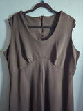 Vintage Black Dress w/Floral Cape