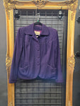 LG Vintage 1940's Purple Travel Suit Jacket