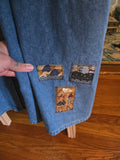 Vintage 90 Denim Noah's Arch Themed Jumper Dress