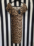 Anita Cruz Unique Vintage Leopard Print Dress