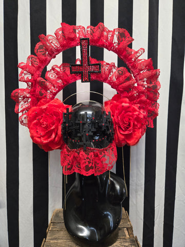 Abernathy's Vampire Masquerade Persephone Mask & Headpiece