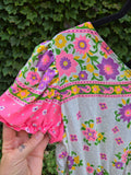 Vintage 70s pink square dancing