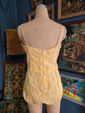 Vintage 60s Cole of California Yellow Gingham Swimsuit