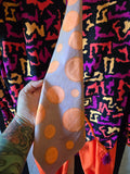 Odd Betties Vintage 80s Neon Orange Clown Suit