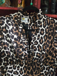 Vintage Leopard Print Maxi Dress