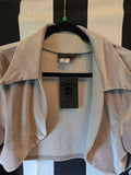Gently Used Pinup Couture Silver Gray Velvet Bolero