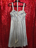 Gently Used Vixen Jawbreaker Silver Dress