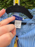 Vintage 70s Powder Blue Sandi Dee dress