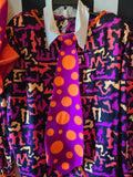 Odd Betties Vintage 80s Neon Orange Clown Suit