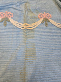 Vintage 50's Pastel Blue Chenille Twin Bedspread