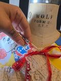 Unforgiven Raggedy Ann White Lace Clown Collar