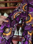 Gently Used African Purple Floral Dress