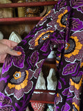 Gently Used African Purple Floral Dress