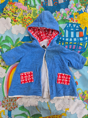 Vintage kids terry cloth robe