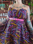 Gently Used Diyanu African print strapless dress