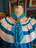 Abernathy's Handmade Teal Bandana Bolo