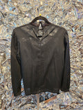 Vintage Black Victorian Inspired Blouse