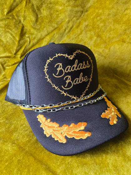 Red's Retro Silver Two Tier Trucker Hat Chain