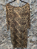 Gently Used Collectif Scoop Neck Leopard Dress
