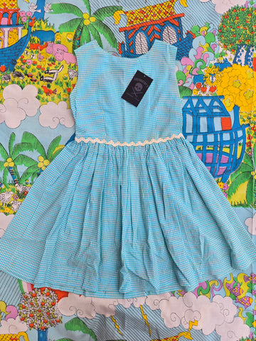 Studio 48 Kids Blue Checkered Dress