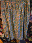 XL Vintage 70s floral peasant dress