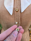Vintage 40s Tailored Brown Suit Jacket