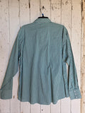 Unforgiven Upcycled Cactus Green Plaid Western