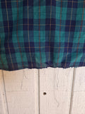Unforgiven Upcycled Cactus Green Plaid Western