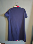 Vintage Volup Navy Red and White shift dress