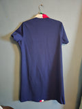 Vintage Volup Navy Red and White shift dress