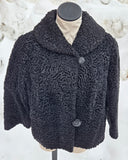 Vintage 50s Persian Wool Cropped Jacket