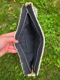 Vintage 30's White Celluloid Tile Handbag Clutch