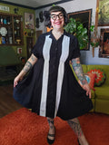 Gently Used Tatyana Bettie Black & White Bowler Dress