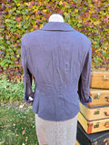 Vintage 50s Gray Blue Sailor Jacket Blazer